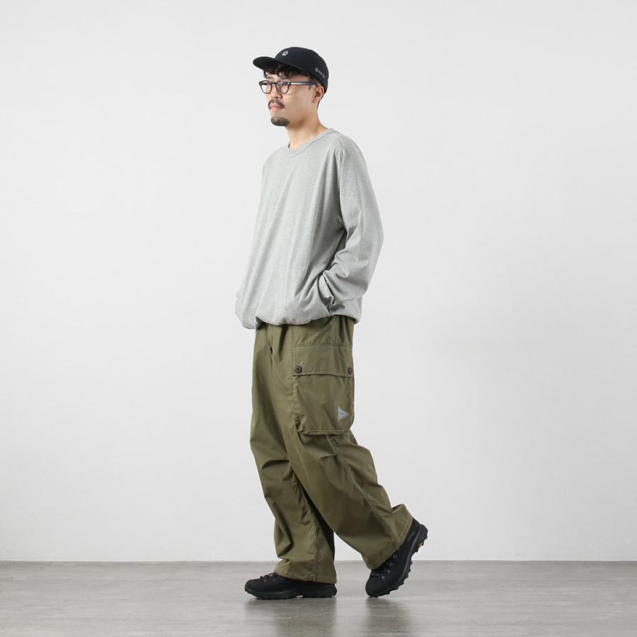 NANGA（ナンガ） エコハイブリッド オーバーサイズ ロングスリーブTシャツ / メンズ 長袖 ロンT ポケット ドローコード | NANGA | 13