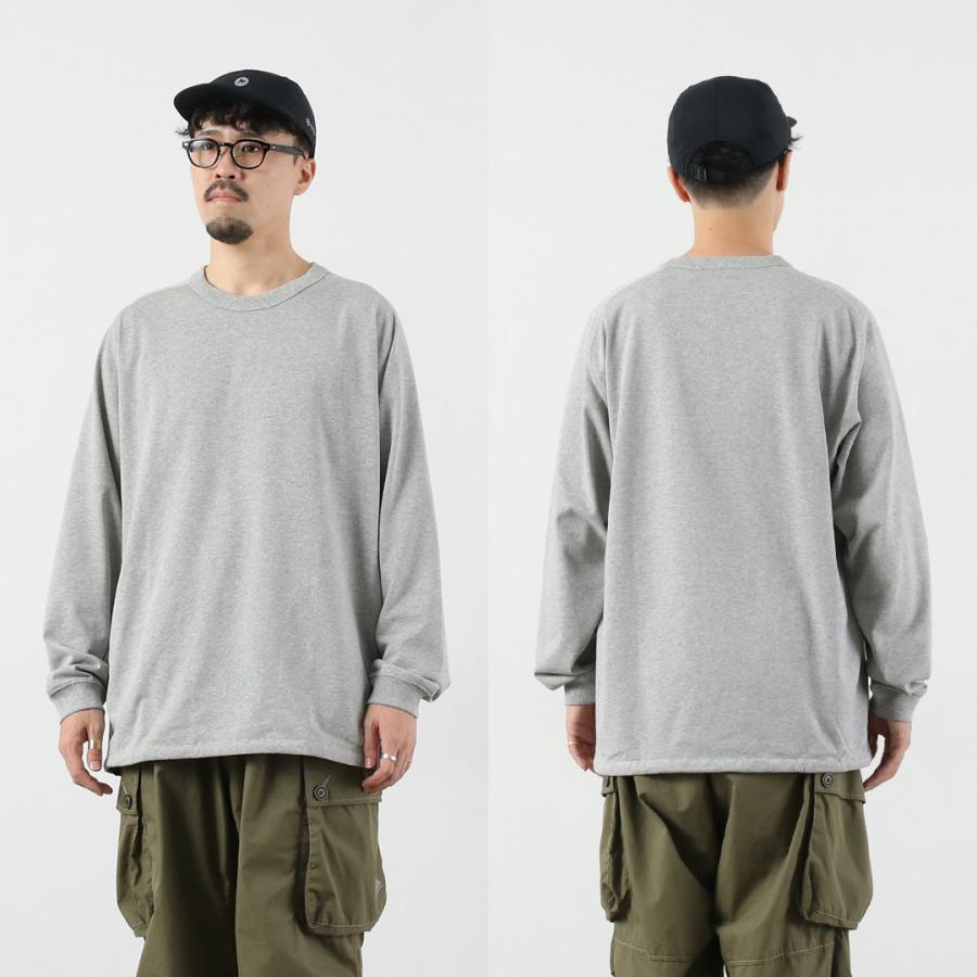 NANGA（ナンガ） エコハイブリッド オーバーサイズ ロングスリーブTシャツ / メンズ 長袖 ロンT ポケット ドローコード | NANGA | 14