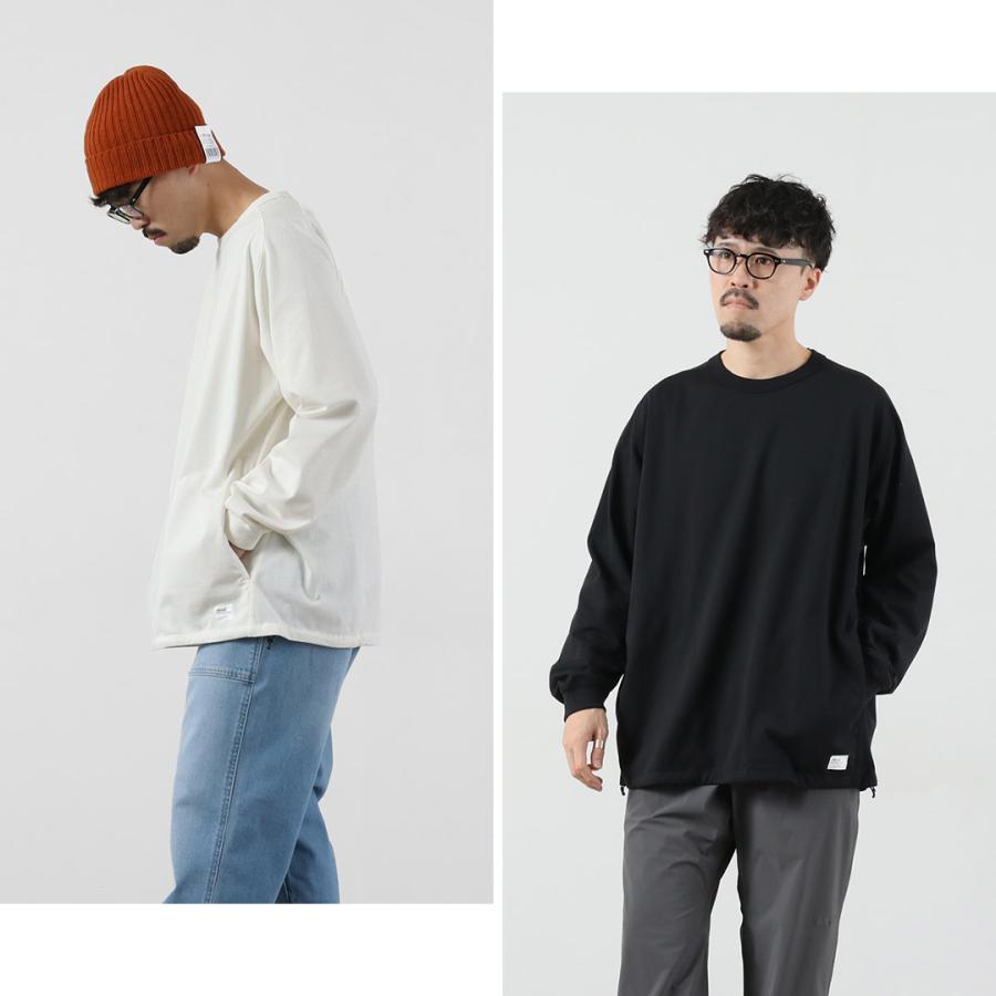 NANGA（ナンガ） エコハイブリッド オーバーサイズ ロングスリーブTシャツ / メンズ 長袖 ロンT ポケット ドローコード | NANGA | 15