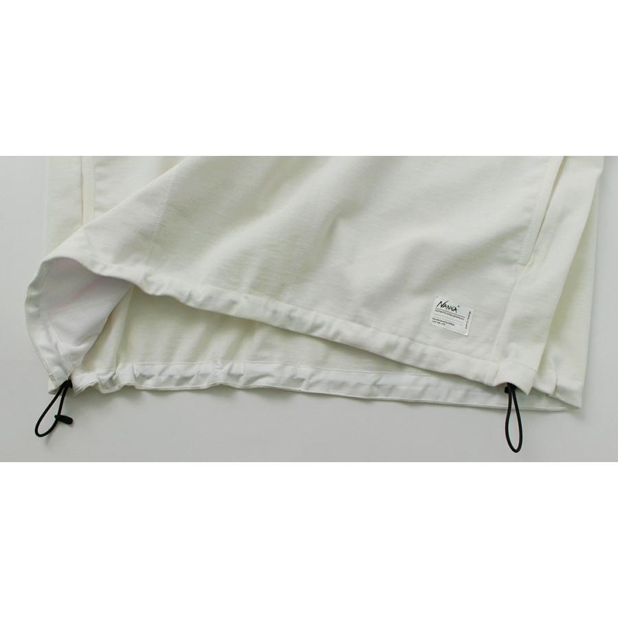 NANGA（ナンガ） エコハイブリッド オーバーサイズ ロングスリーブTシャツ / メンズ 長袖 ロンT ポケット ドローコード | NANGA | 17