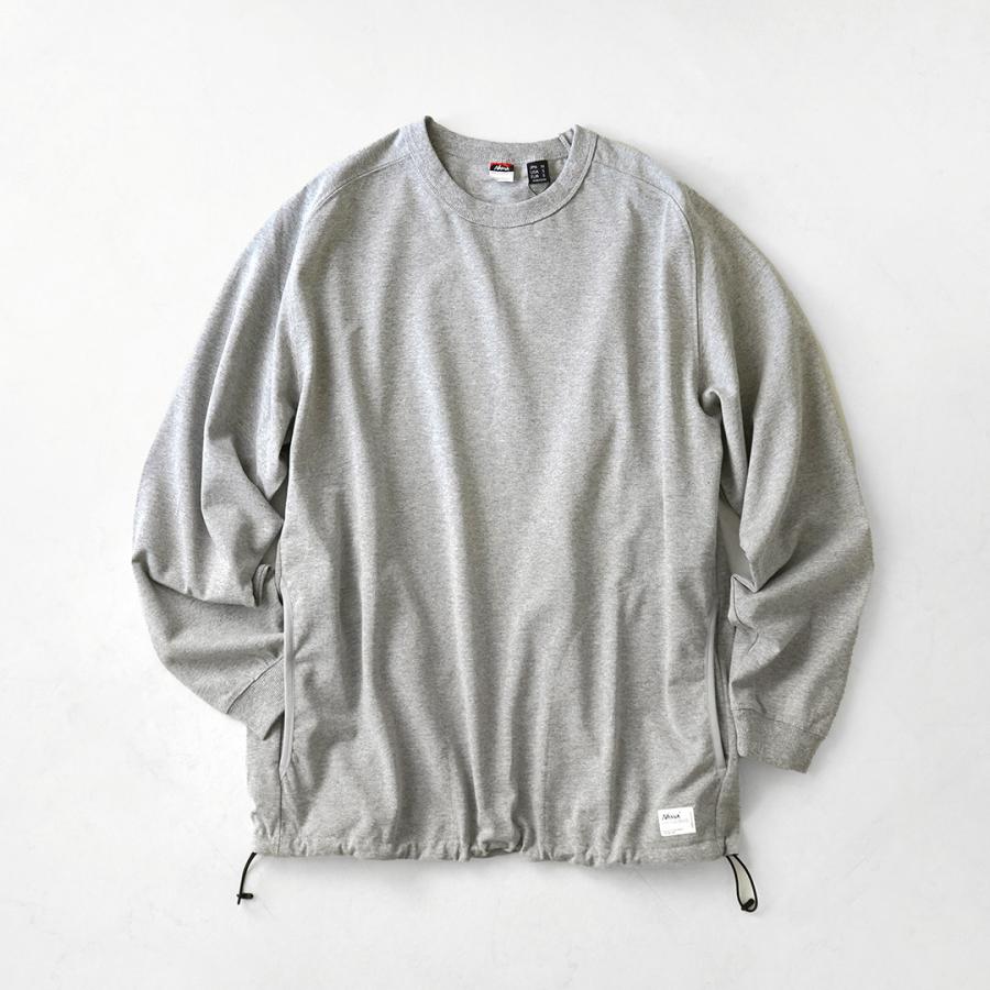 NANGA（ナンガ） エコハイブリッド オーバーサイズ ロングスリーブTシャツ / メンズ 長袖 ロンT ポケット ドローコード | NANGA | 05