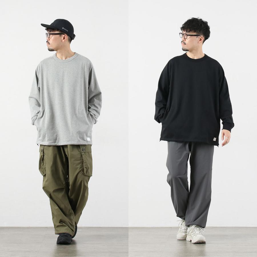 NANGA（ナンガ） エコハイブリッド オーバーサイズ ロングスリーブTシャツ / メンズ 長袖 ロンT ポケット ドローコード | NANGA | 07