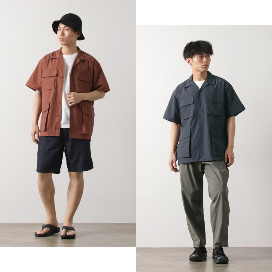 NANGA（ナンガ） ドットエア ユーティリティー ポケット ショートスリーブシャツ / メンズ 半袖 通気性 吸汗 速乾 伸縮 | NANGA | 13