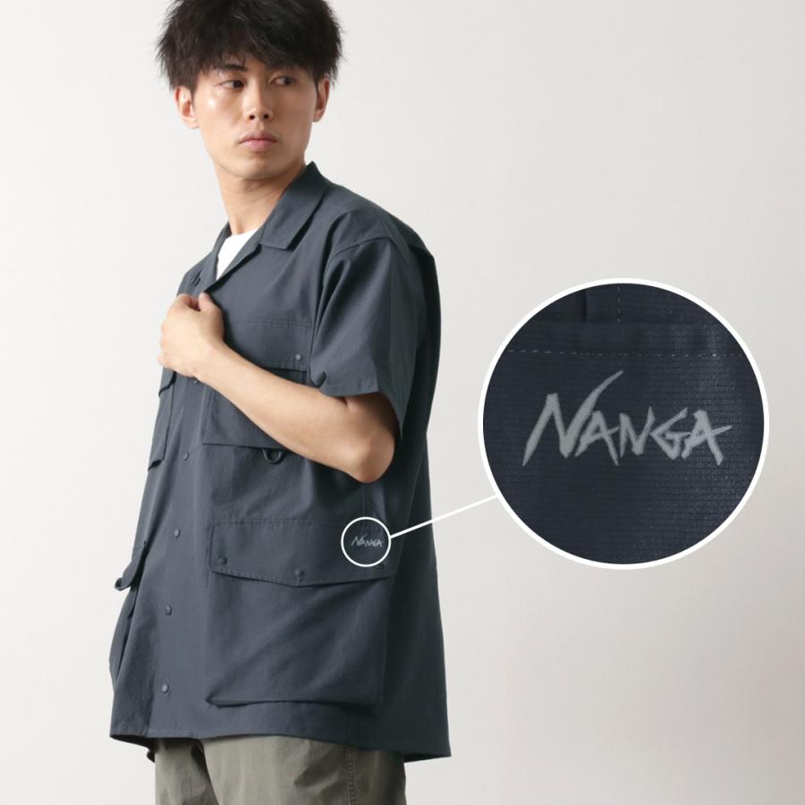NANGA（ナンガ） ドットエア ユーティリティー ポケット ショートスリーブシャツ / メンズ 半袖 通気性 吸汗 速乾 伸縮 | NANGA | 11