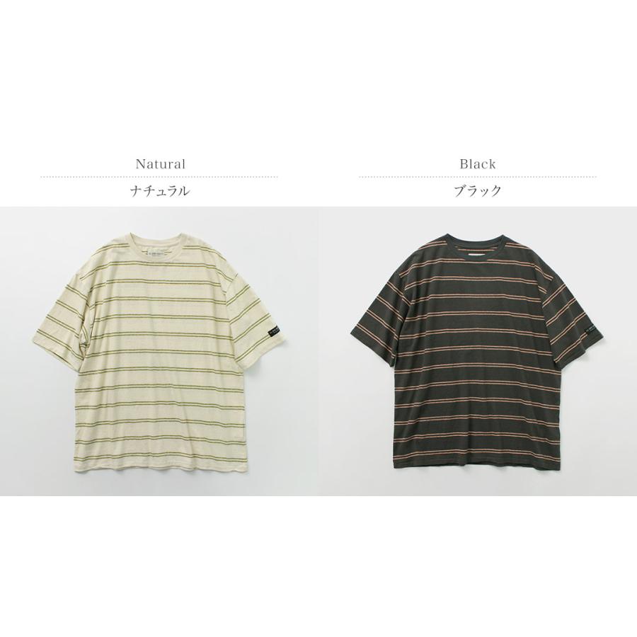 ILL ONE EIGHTY（イルワンエイティー） レトロ ボーダーTシャツ / メンズ レディース ユニセックス 半袖 綿100 日本製 | ILL ONE EIGHTY | 03
