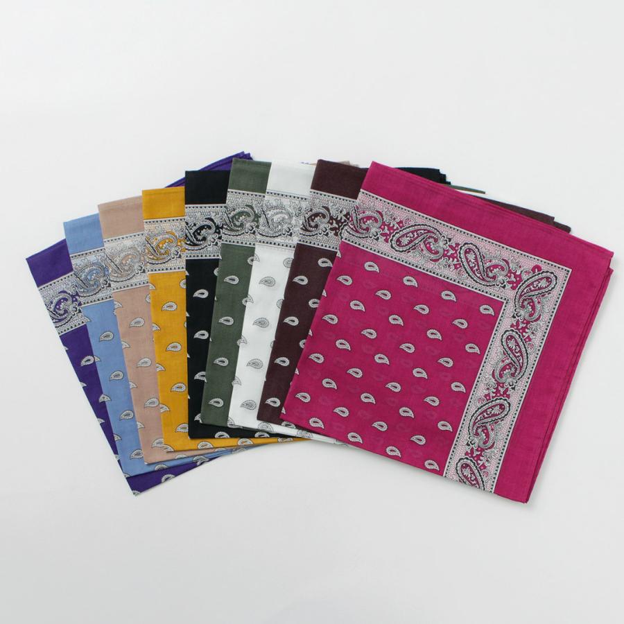 GLARNER TUECHLI（グラルナーチューヒリ） コットン ペイズリー バンダナ / メンズ レディース ハンカチ | GLARNER TUECHLI | 19