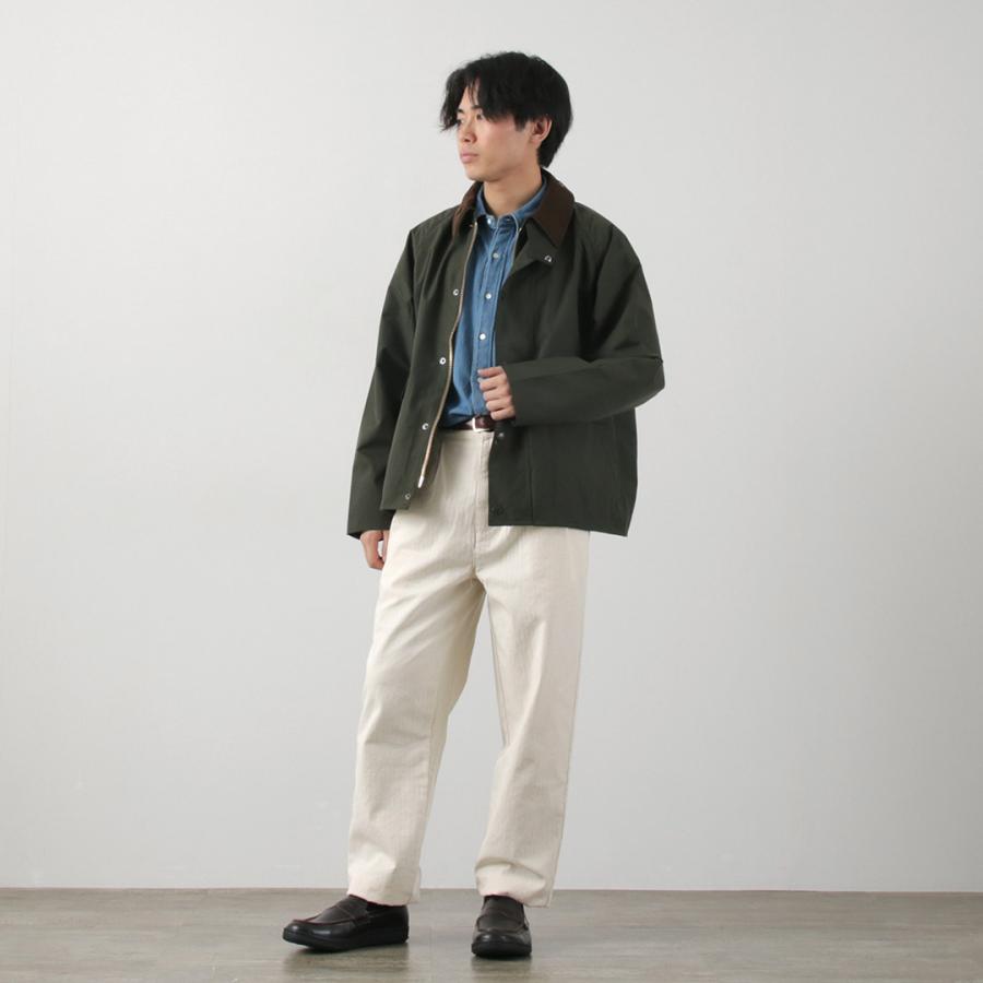 PARAGES（パハージ） ダブルプリーツパンツ コットン / メンズ ヘリンボーン チノパン トラウザー DOUBLE PLEATS PANTS COTTON | parages | 06
