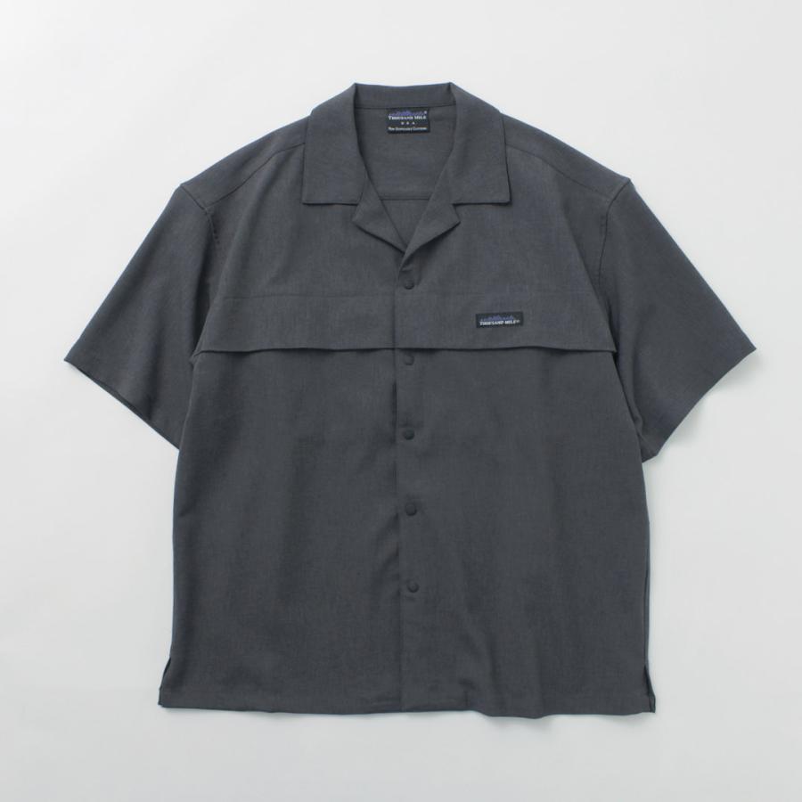 THOUSAND MILE（サウザンドマイル） ショートスリーブ オープンカラーシャツ / メンズ トップス 半袖 無地 | THOUSAND MILE | 05