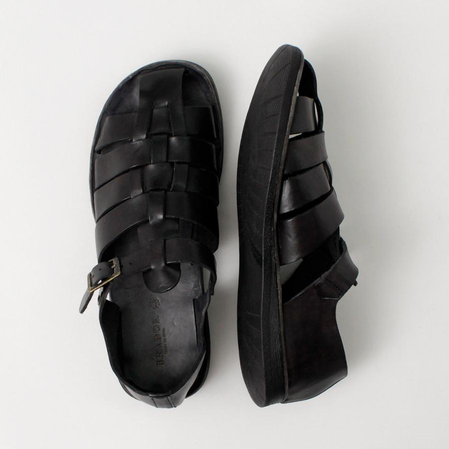 BRADOR（ブラドール） メンズ グルカサンダル / レザーサンダル