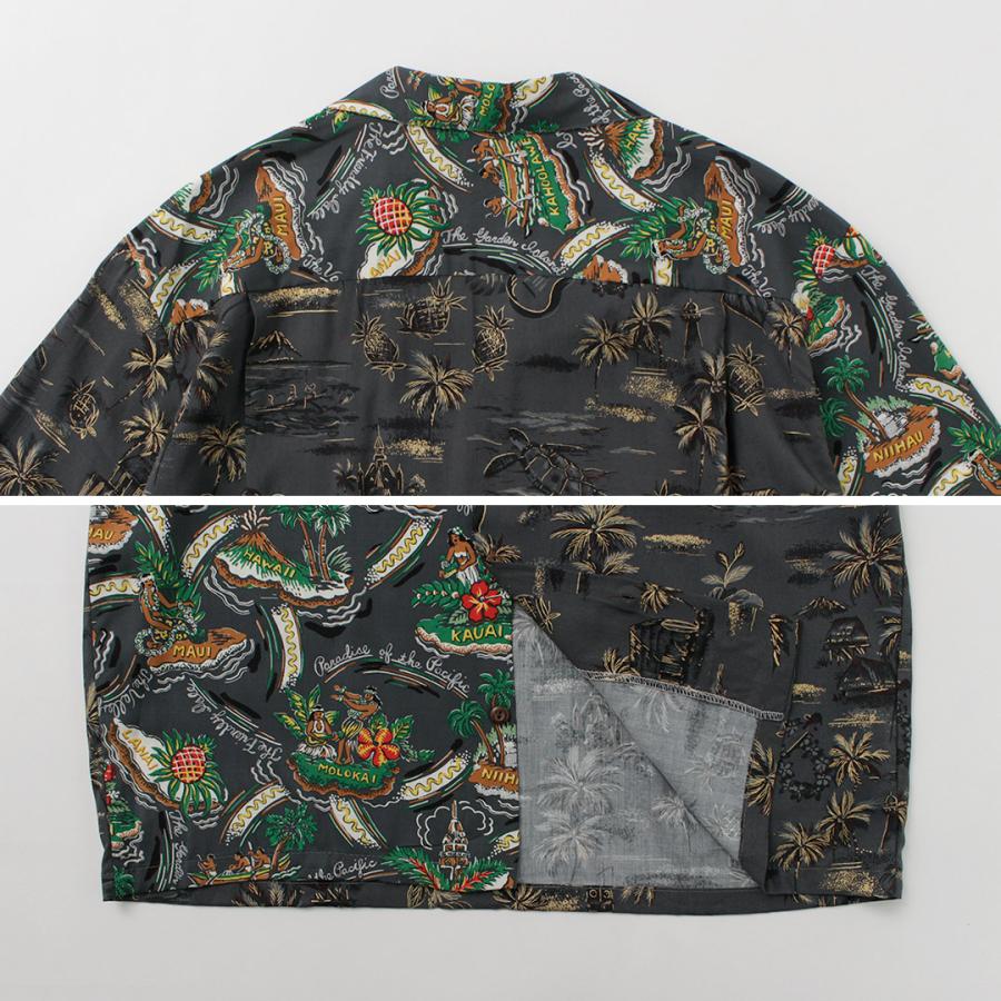 TWO PALMS（トゥーパームス） ハワイアンシャツ クレイジーゴールデンヴィンテージ×フレンドリーアイル / メンズ アロハシャツ | TWO PALMS | 12