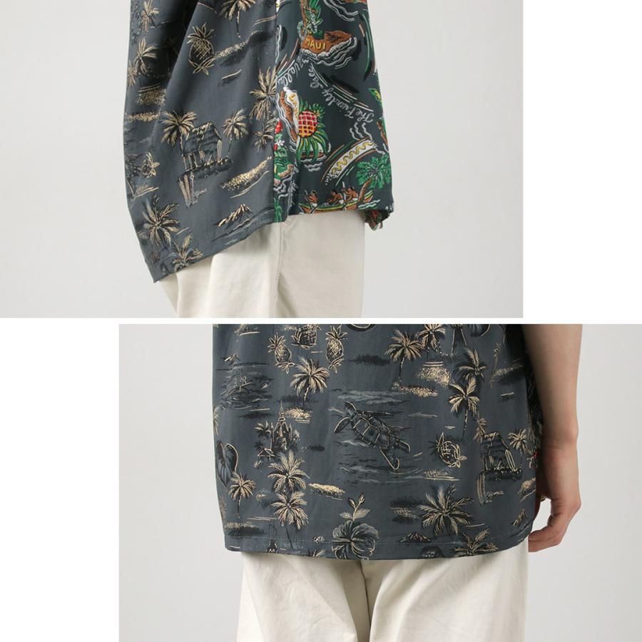 TWO PALMS（トゥーパームス） ハワイアンシャツ クレイジーゴールデンヴィンテージ×フレンドリーアイル / メンズ アロハシャツ | TWO PALMS | 08