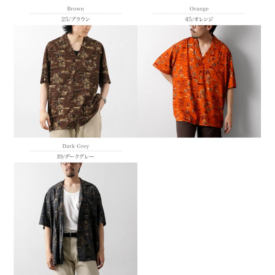 TWO PALMS（トゥーパームス） ハワイアンシャツ ゴールデンヴィンテージ / メンズ アロハシャツ 開襟 オープンカラー 半袖 | TWO PALMS | 04