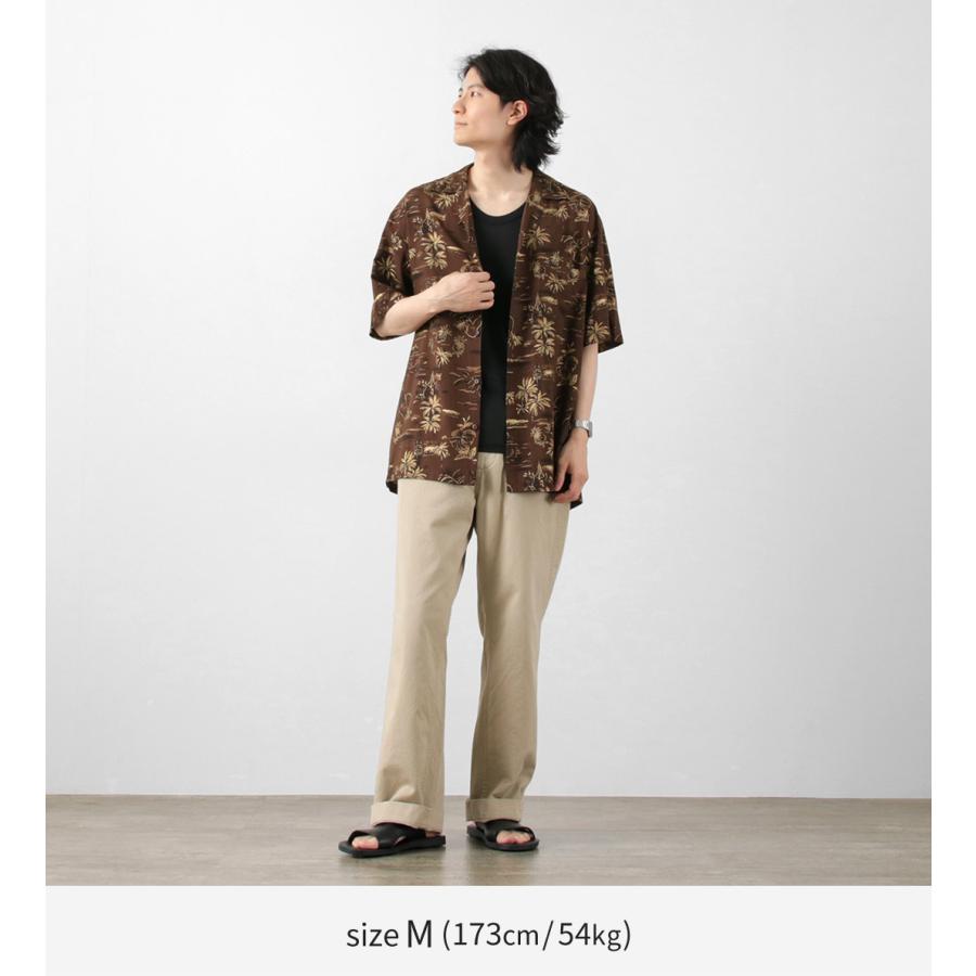 アドミラル　シャツ　レトロ　ヴィンテージ TWO PALMS（トゥーパームス） ハワイアンシャツ ゴールデン