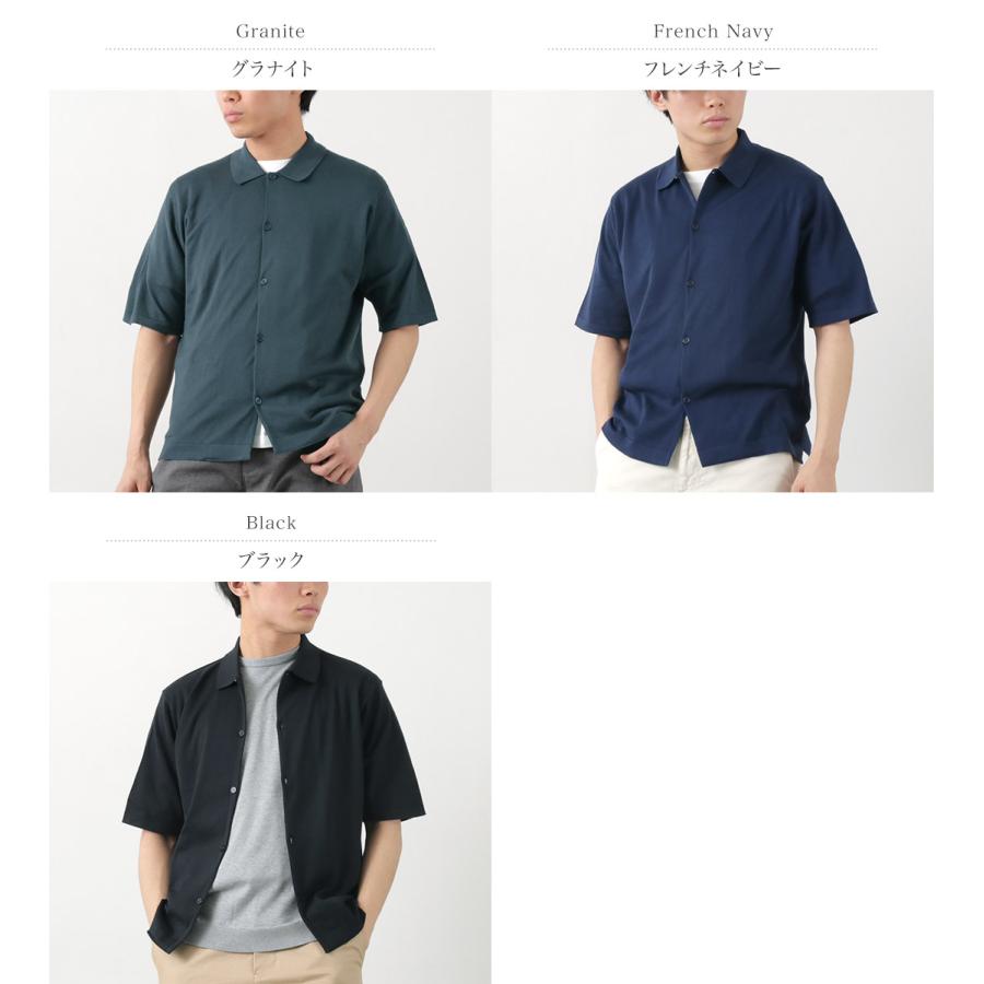 JOHN SMEDLEY（ジョンスメドレー） シーアイランドコットン 30ゲージ ニットシャツ / メンズ トップス | JOHN SMEDLEY | 04