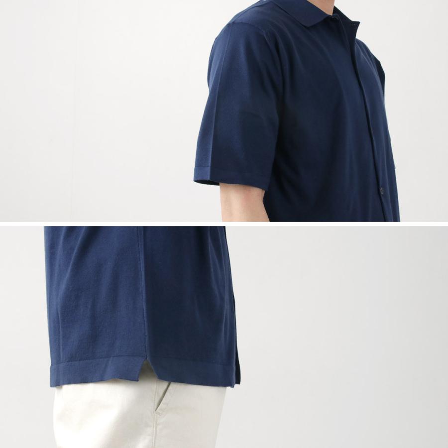 JOHN SMEDLEY（ジョンスメドレー） シーアイランドコットン 30ゲージ ニットシャツ / メンズ トップス | JOHN SMEDLEY | 12