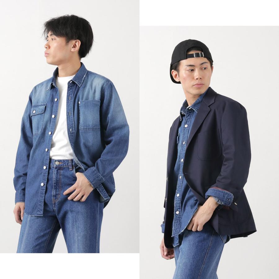 FREEMANS SPORTING CLUB（フリーマンズ スポーティング クラブ） グレートジョーンズ デニムシャツ / 長袖 メンズ | FREEMANS SPORTING CLUB | 10