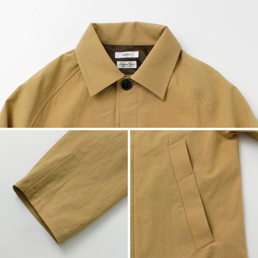 FUJITO（フジト） バルマカーンコート 壁撚オックス / メンズ ライトアウター コットン 裏地 ステンカラー 日本製 | FUJITO | 16