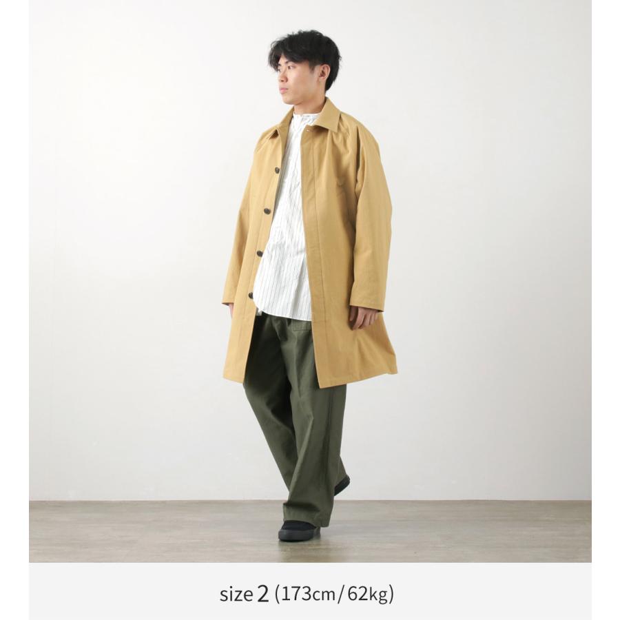 FUJITO（フジト） バルマカーンコート 壁撚オックス / メンズ ライト