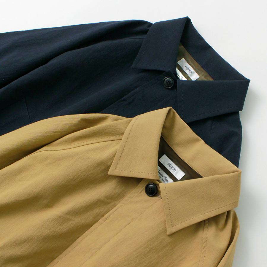 FUJITO（フジト） バルマカーンコート 壁撚オックス / メンズ ライトアウター コットン 裏地 ステンカラー 日本製 | FUJITO | 08