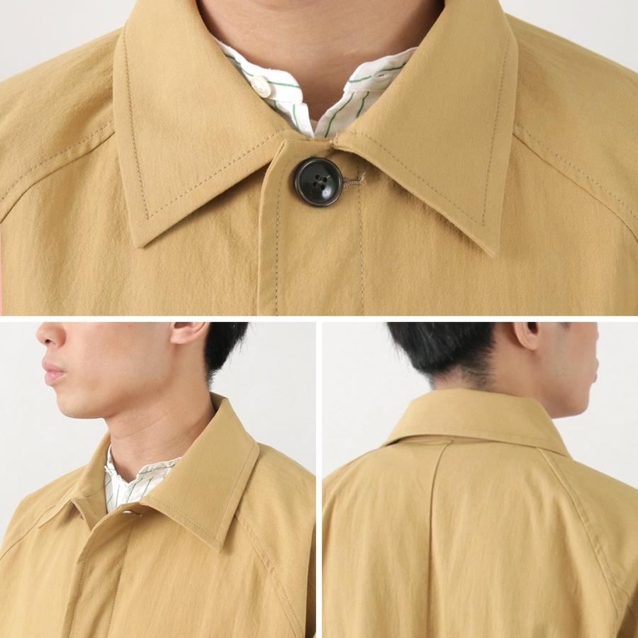 FUJITO（フジト） バルマカーンコート 壁撚オックス / メンズ ライトアウター コットン 裏地 ステンカラー 日本製 | FUJITO | 10