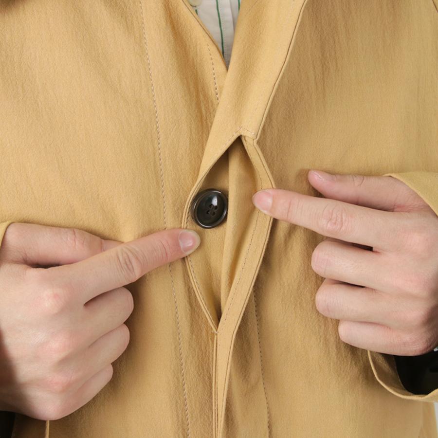 FUJITO（フジト） バルマカーンコート 壁撚オックス / メンズ ライトアウター コットン 裏地 ステンカラー 日本製 | FUJITO | 11