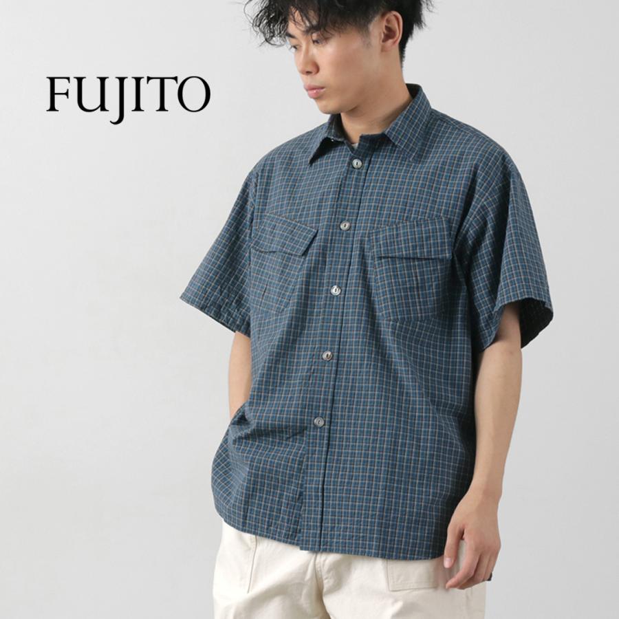 FUJITO（フジト） 半袖 ファティーグシャツ / レギュラーカラー