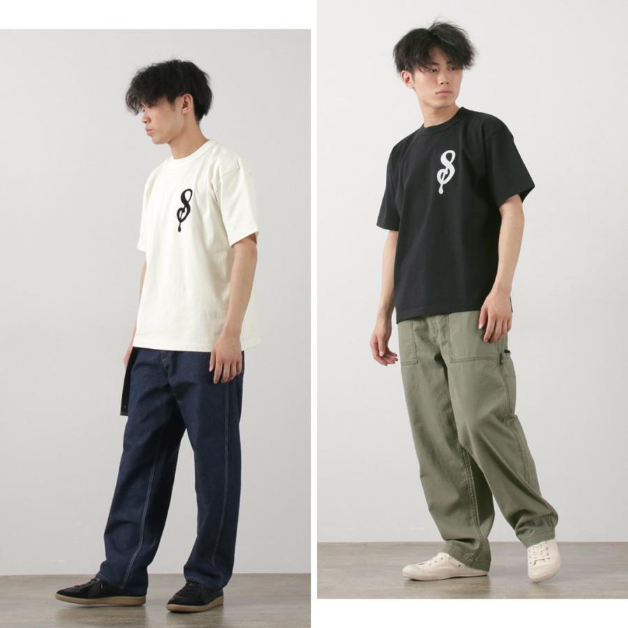 A.G.SPALDING＆BROS（A.G.スポルディング＆ブロス） 14/天竺 フェルトレター ショートスリーブ Tシャツ Sロゴ / メンズ トップス | A.G.SPALDING & BROS. | 08