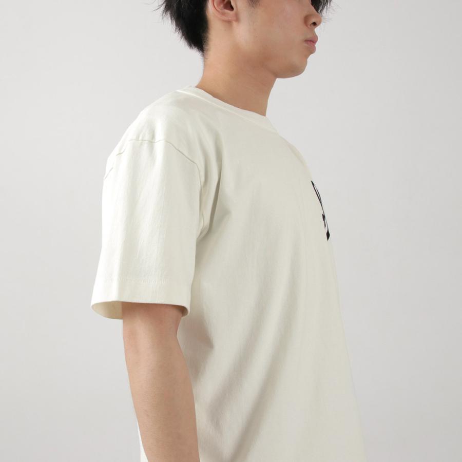 A.G.SPALDING＆BROS（A.G.スポルディング＆ブロス） 14/天竺 フェルトレター ショートスリーブ Tシャツ Sロゴ / メンズ トップス | A.G.SPALDING & BROS. | 11