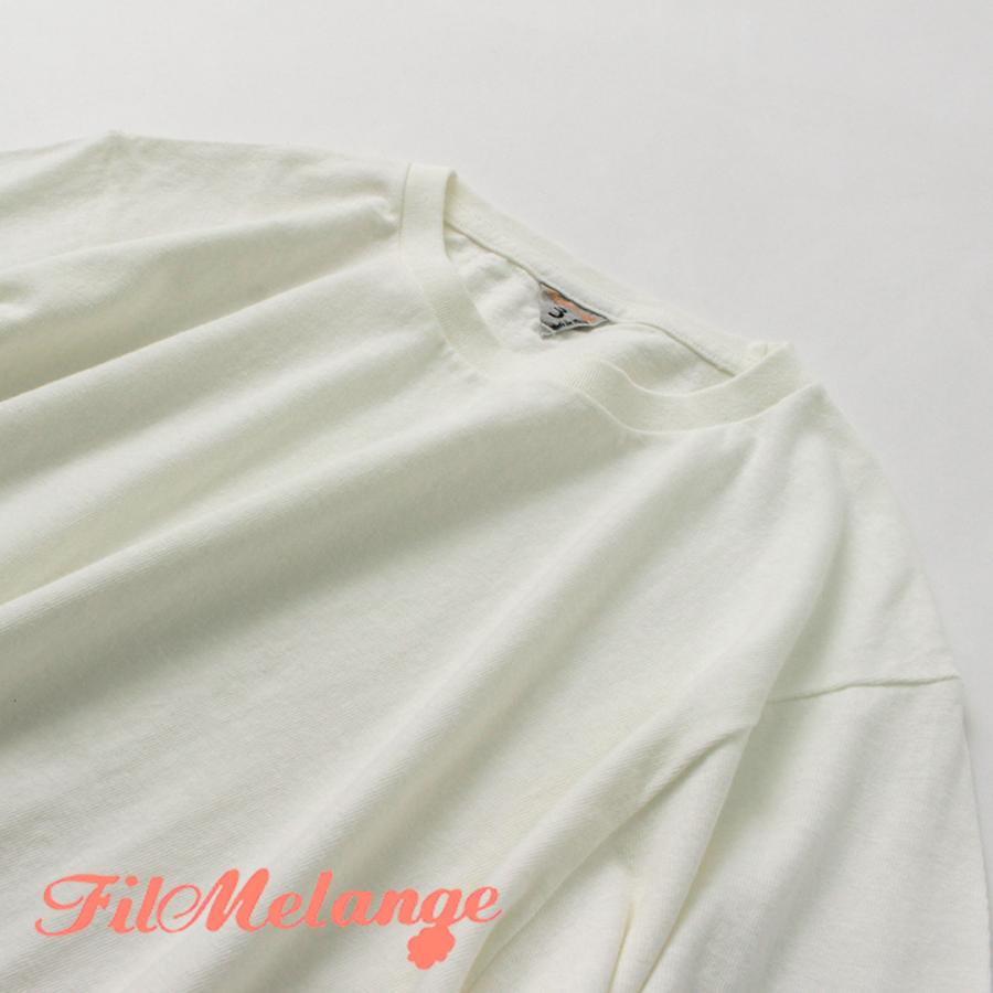 FILMELANGE（フィルメランジェ） ドス オーガニックラフィ天竺 Tシャツ / メンズ トップス 半袖 無地 綿100 コットン 日本製 | FilMelange | 08