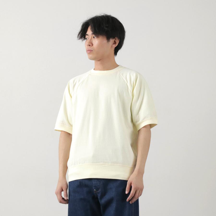 FILMELANGE（フィルメランジェ） エルマー エクストラミニ裏毛 半袖スウェットTee / メンズ トップス パイル 無地 綿100％ | FilMelange | 12