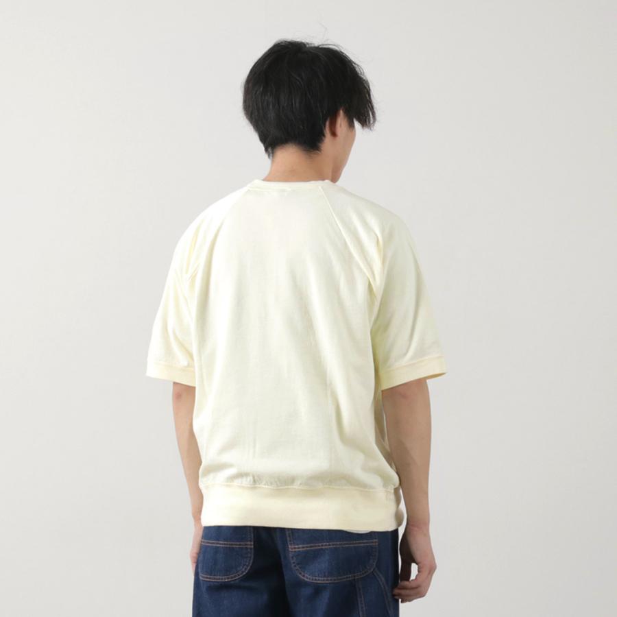 FILMELANGE（フィルメランジェ） エルマー エクストラミニ裏毛 半袖スウェットTee / メンズ トップス パイル 無地 綿100％ | FilMelange | 13