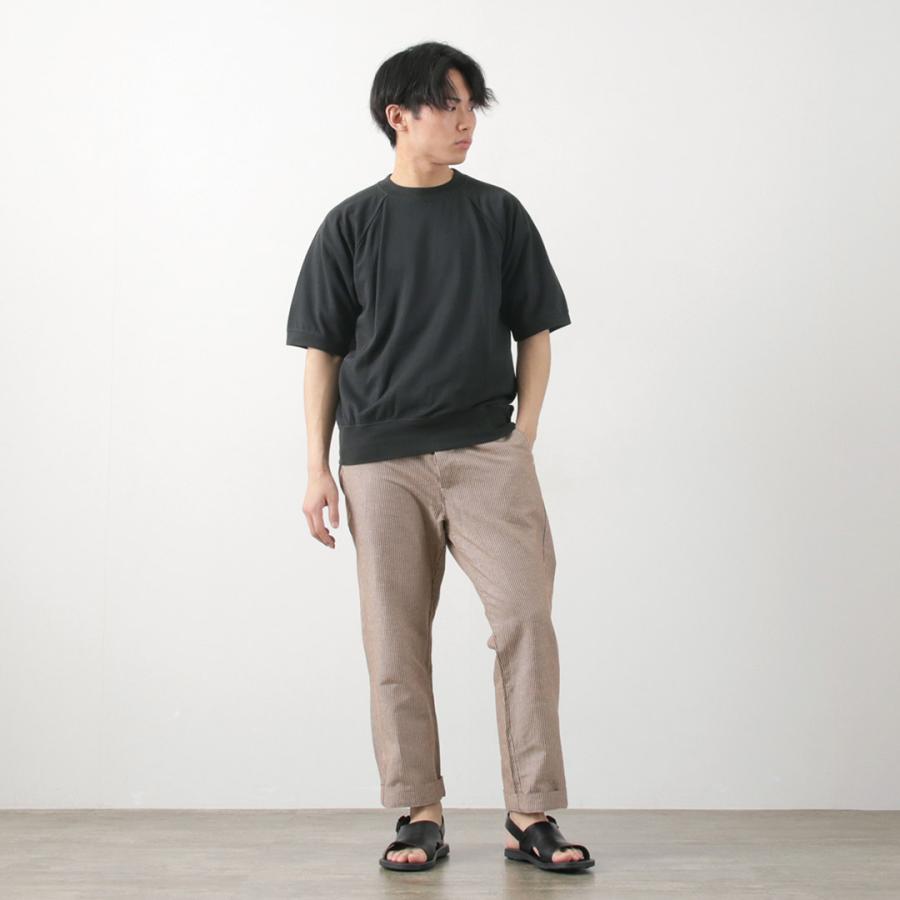 FILMELANGE（フィルメランジェ） エルマー エクストラミニ裏毛 半袖スウェットTee / メンズ トップス パイル 無地 綿100％ | FilMelange | 06