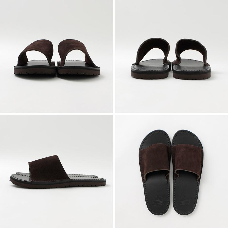 BLUE OVER（ブルーオーバー） フォスコ2 ブラックソール / メンズ レザーサンダル スライド ヘップ ぺたんこ 本革 | blueover | 14