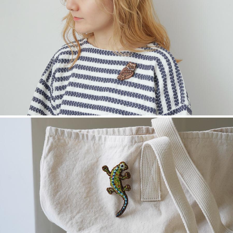 BEADED ACCESSORIES（ビーズアクセサリー） ビーズ ピンバッジ L / ハンドメイド 動物 トカゲ 馬 フクロウ LARGE PIN | ブランド登録なし | 10