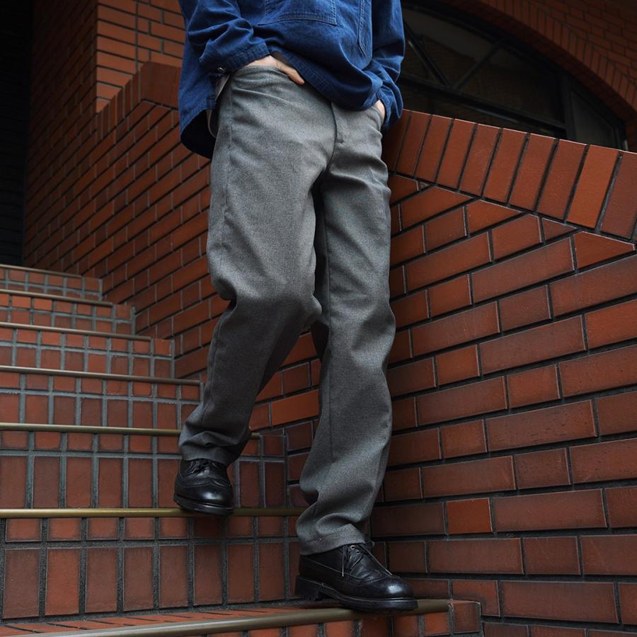 FOB FACTORY（FOBファクトリー） F0529 スタプレ ワイドトラウザー / ボトムス テーパード メンズ スラックス STA-PREST WIDE | FOB FACTORY | 08