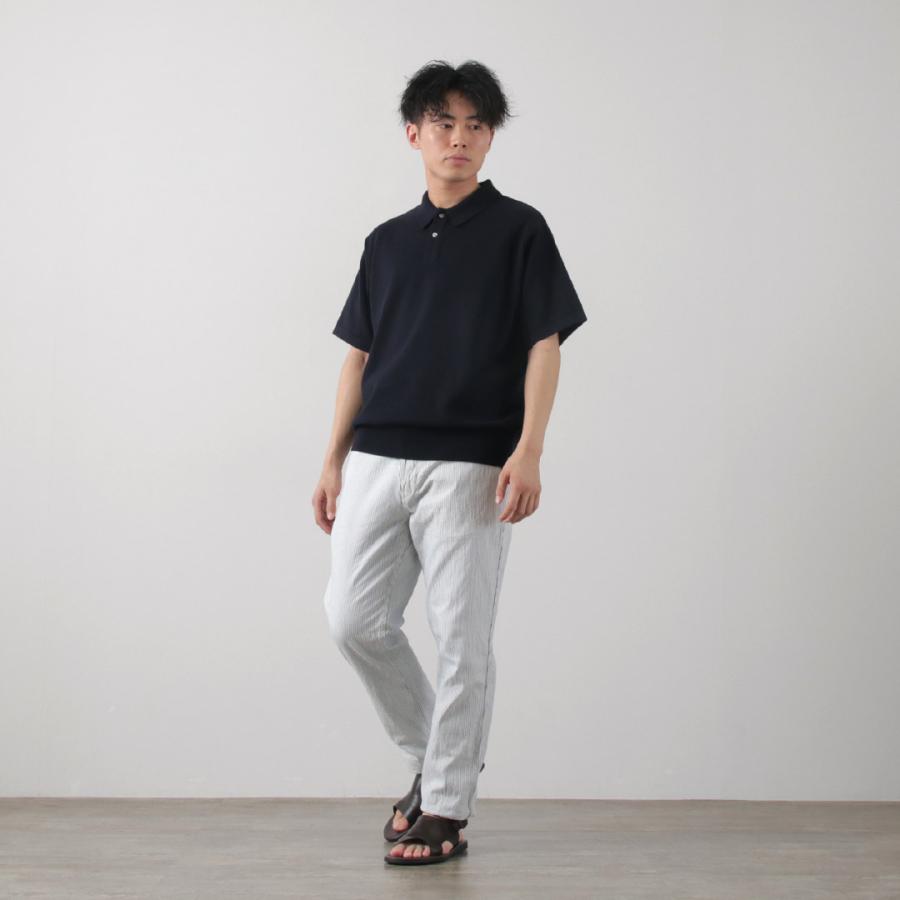 FOB FACTORY（FOBファクトリー） F0525 コードレーン ワークトラウザー / メンズ パンツ ボトムス 柄 ストライプ 綿 日本製 | FOB FACTORY | 04