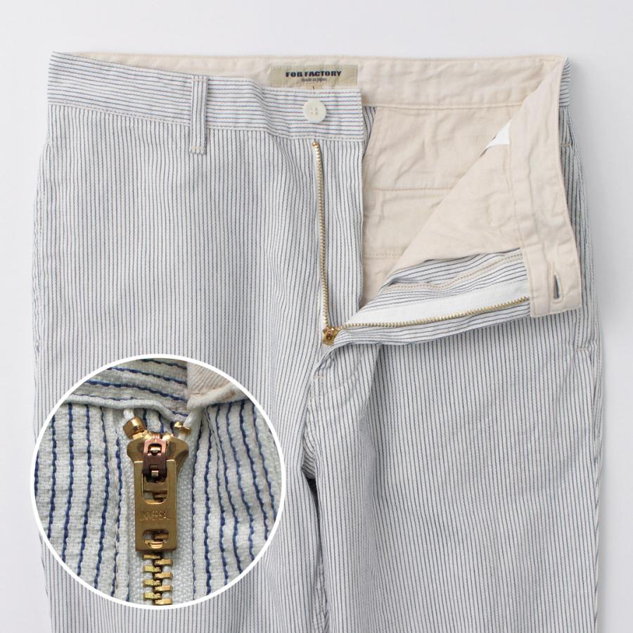 FOB FACTORY（FOBファクトリー） F0525 コードレーン ワークトラウザー / メンズ パンツ ボトムス 柄 ストライプ 綿 日本製 | FOB FACTORY | 07
