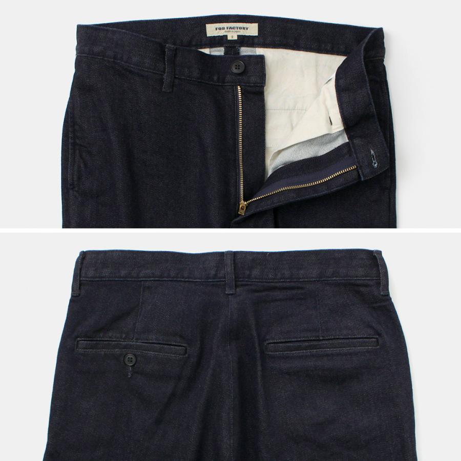 FOB FACTORY（FOBファクトリー） F0527 リラックス トラウザー / メンズ ボトムス 綿 コットン 伸縮 テーパード スラックス | FOB FACTORY | 13