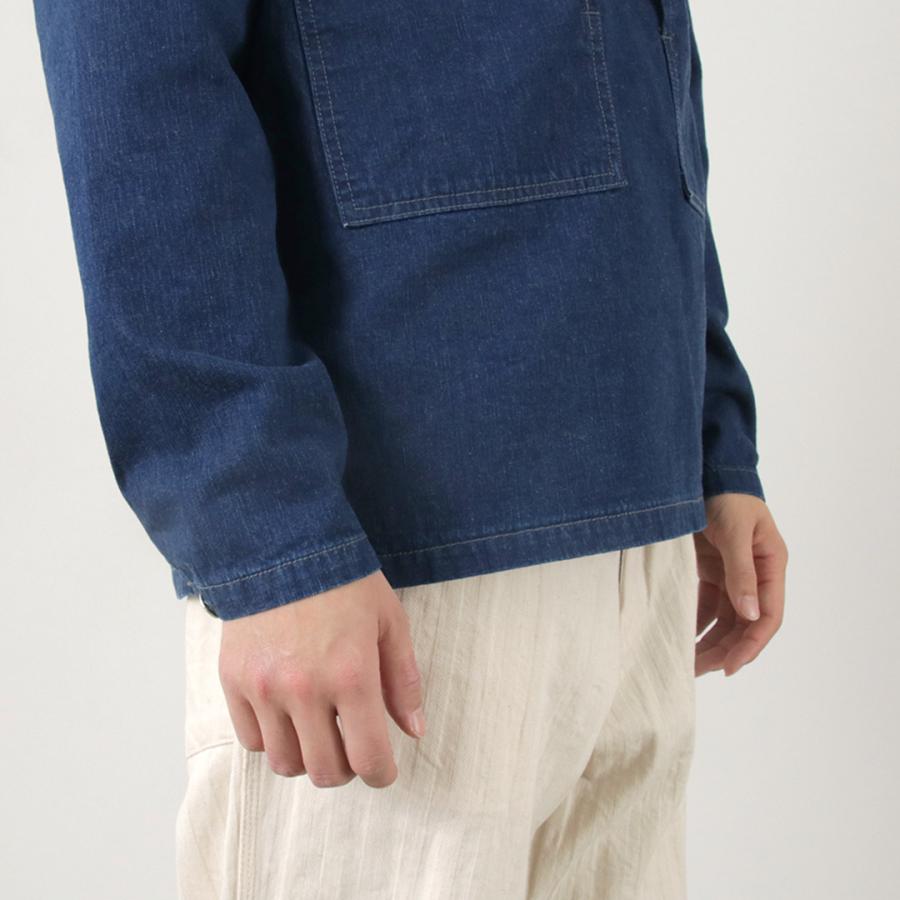 FOB FACTORY（FOBファクトリー） F2442 USアーミー デニム PO ジャケット / ジャケット プルオーバー コットン メンズ 日本製 | FOB FACTORY | 11