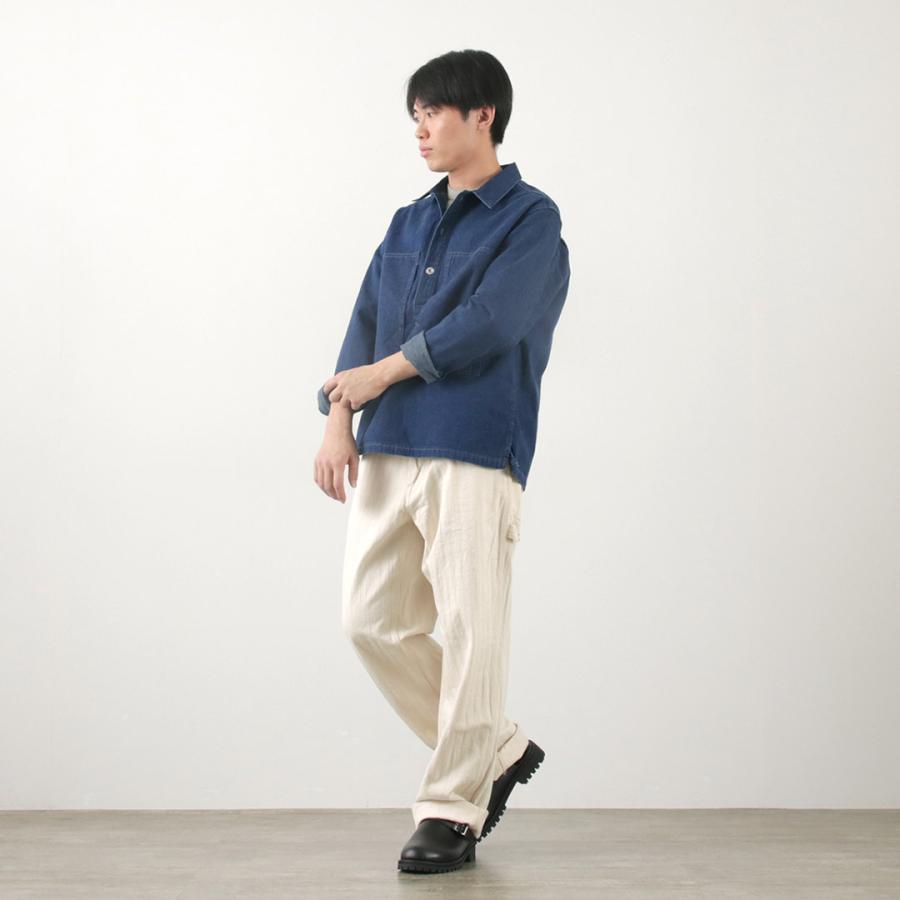 FOB FACTORY（FOBファクトリー） F2442 USアーミー デニム PO ジャケット / ジャケット プルオーバー コットン メンズ 日本製 | FOB FACTORY | 06