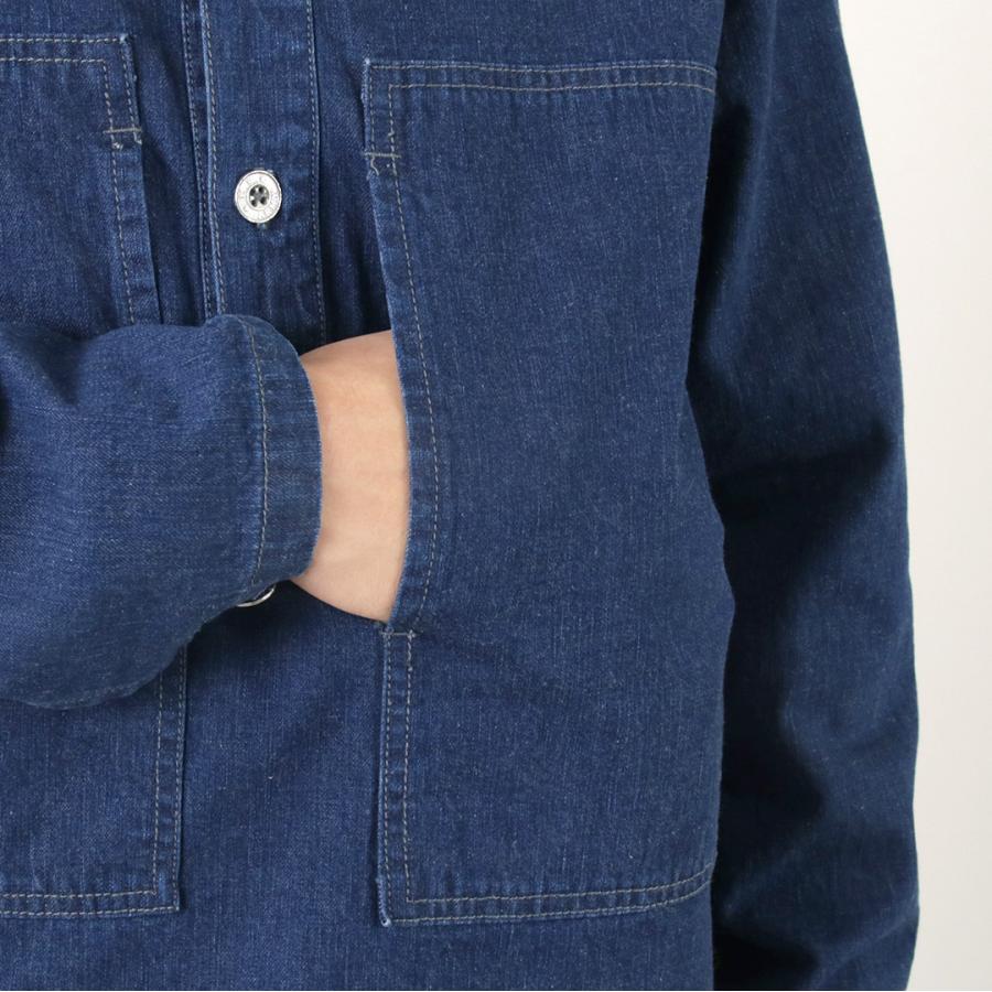 FOB FACTORY（FOBファクトリー） F2442 USアーミー デニム PO ジャケット / ジャケット プルオーバー コットン メンズ 日本製 | FOB FACTORY | 10