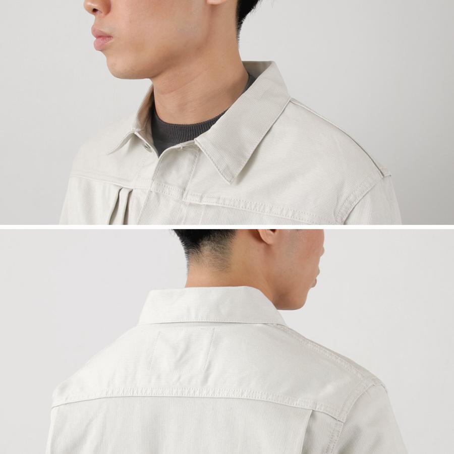 FOB FACTORY（FOBファクトリー） F2438 ピケ ジャケット / メンズ Gジャン ライトアウター 綿 コットン 日本製 PIQUE JKT | FOB FACTORY | 09