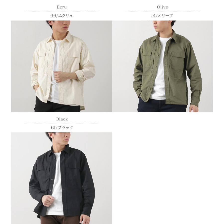 FOB FACTORY（FOBファクトリー） F3498 長袖フィールドシャツ / メンズ ミリタリーシャツ 日本製 | FOB FACTORY | 04