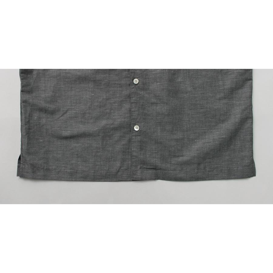 RE MADE IN TOKYO JAPAN（アールイー） ハードマンズリネン オープンカラーシャツ / メンズ 半袖 日本製 | Re made in tokyo japan | 14