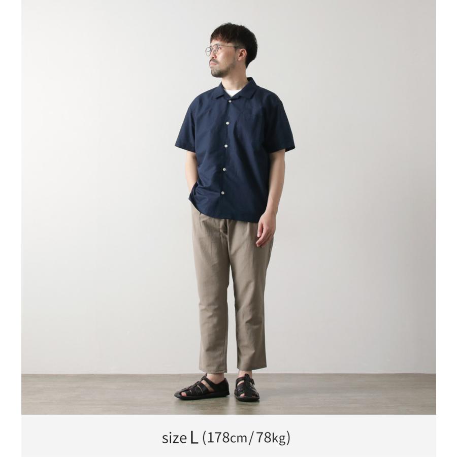 RE MADE IN TOKYO JAPAN（アールイー） ハードマンズリネン オープンカラーシャツ / メンズ 半袖 日本製 | Re made in tokyo japan | 05