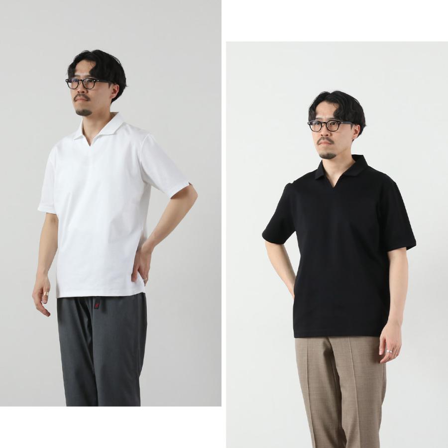 RE MADE IN TOKYO JAPAN（アールイーメイドイントウキョウジャパン） トーキョーメイド ドレスニット スキッパーポロ 日本製 | Re made in tokyo japan | 08