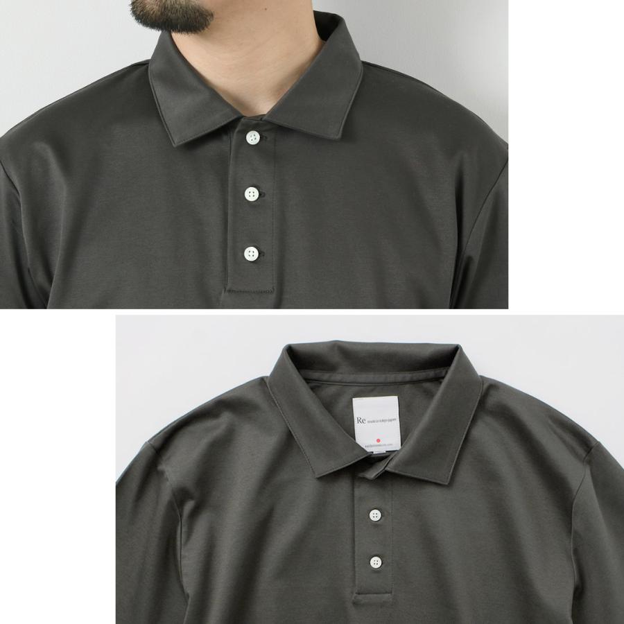 RE MADE IN TOKYO JAPAN（アールイー） トーキョーメイド ドレスニットシャツ ポロ / メンズ ポロシャツ 半袖 ビジカジ 綿100 | Re made in tokyo japan | 12