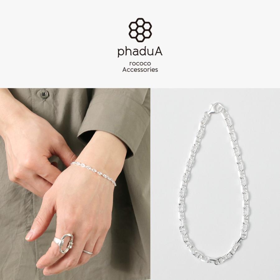 phaduA （パ・ドゥア） セミソリッドアンカーチェーン ブレスレット シルバー925 / メンズ レディース | ROCOCO