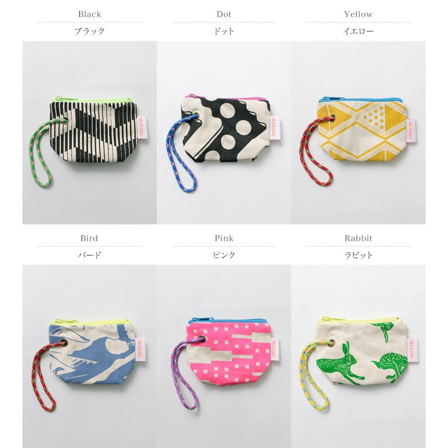 MIKAMI（ミカミ） コットンツイル キャンピングポーチ5 / 小物入れ ユニセックス 綿100％ 総柄 アニマル ファスナー |  | 08