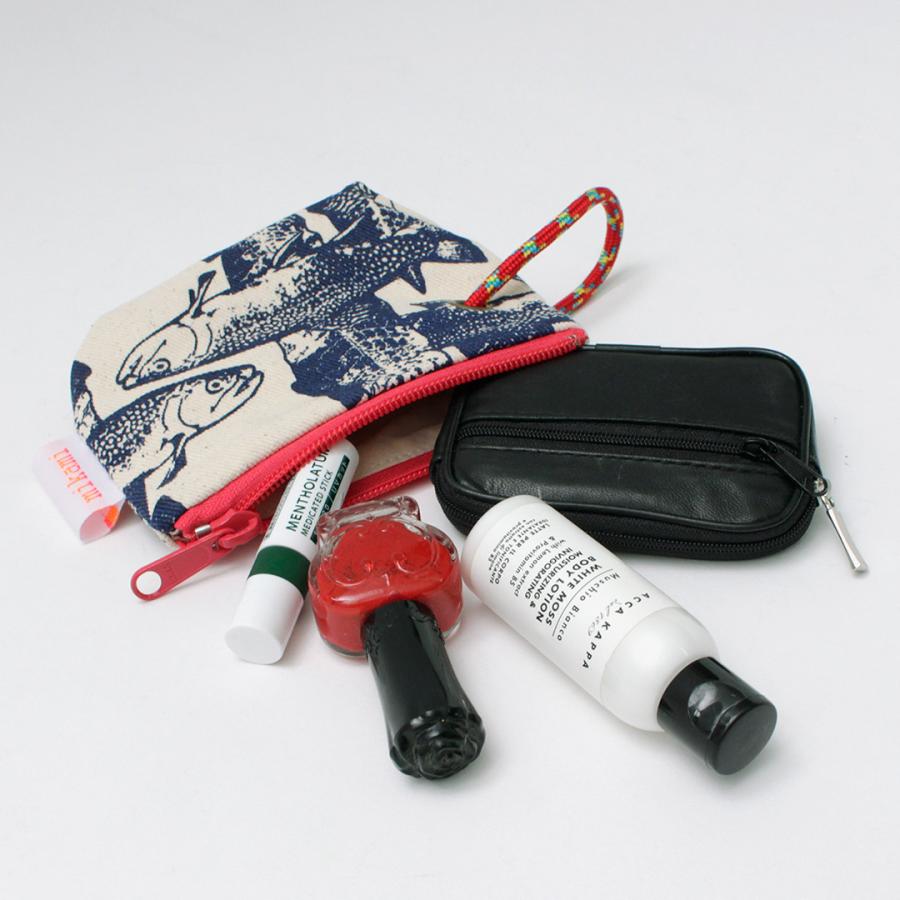 MIKAMI（ミカミ） コットンツイル キャンピングポーチ5 / 小物入れ ユニセックス 綿100％ 総柄 アニマル ファスナー |  | 14